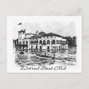 Carte Postale Club nautique de Detroit