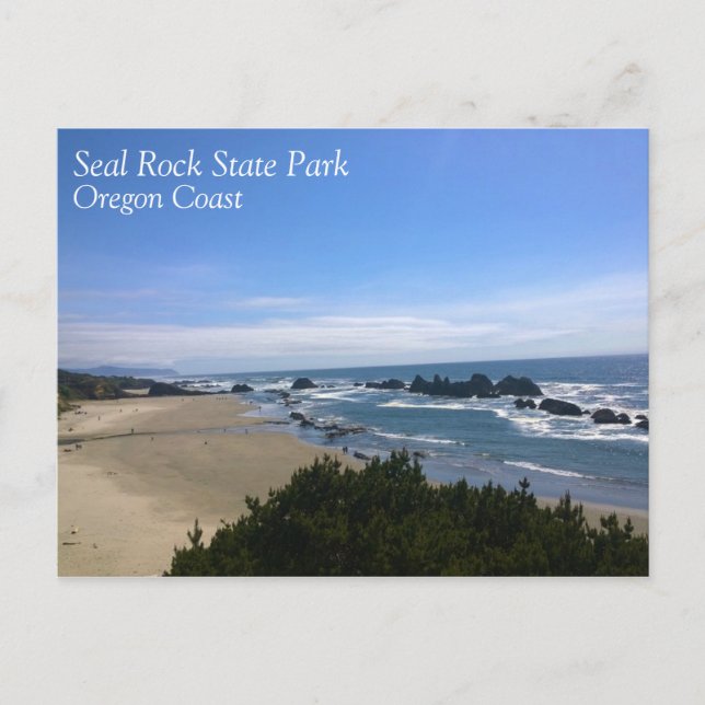 Carte Postale Coast at Seal Rock, Oregon (Devant)