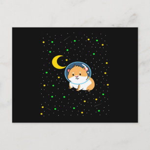 Carte Postale Cochon De Guinée Dans L'Espace Cute Astronomie G