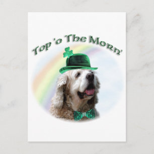 Carte Postale Cocker Spaniel Top of the Morn'; St. Patrick's day