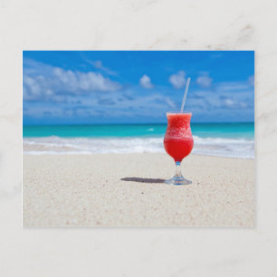 Carte Postale Cocktail en bord de mer
