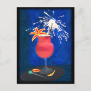 Carte Postale Cocktail: Joyeux dragon