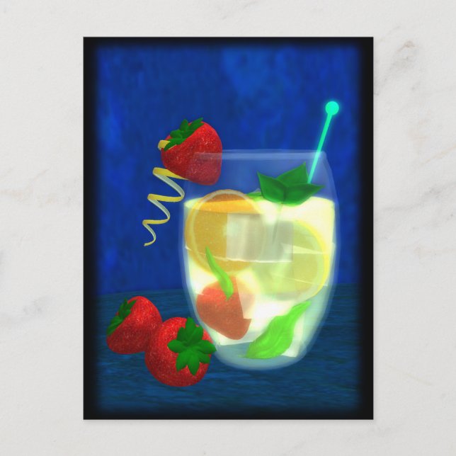 Carte Postale Cocktail: Pimm's No.1 (Devant)