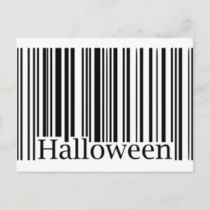 Carte Postale Code-barres Halloween