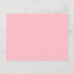 Carte Postale Code hexadécimal rose pâle ffc0cb