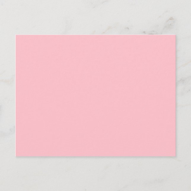 Carte Postale Code hexadécimal rose pâle ffc0cb (Devant)
