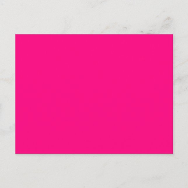 Carte Postale Code hexadécimal rose vif FF007F (Devant)