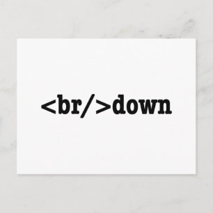Carte Postale code HTML