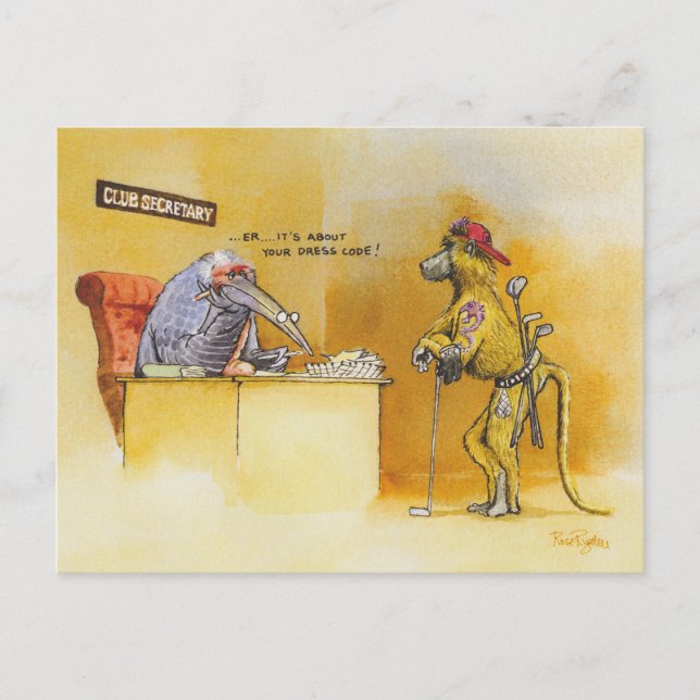 Carte Postale Code vestimentaire (Devant)