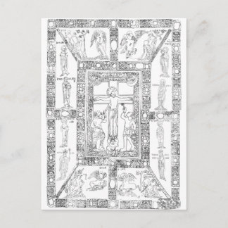 Carte Postale Codex aureus epternacensis dessin