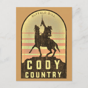 Carte Postale Cody Country Wyoming