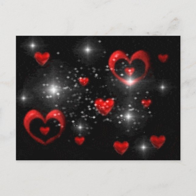 carte postale coeur (Devant)