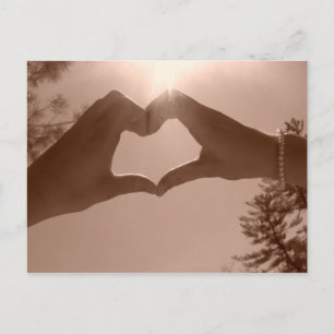 Carte Postale coeur