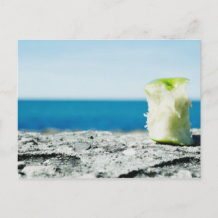Carte Postale Coeur Apple dans la saleté
