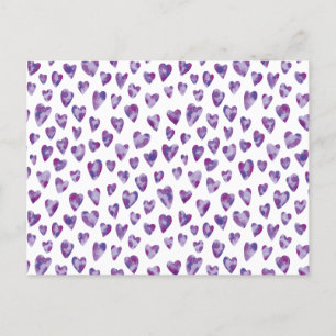 Carte Postale Coeur aquarelle