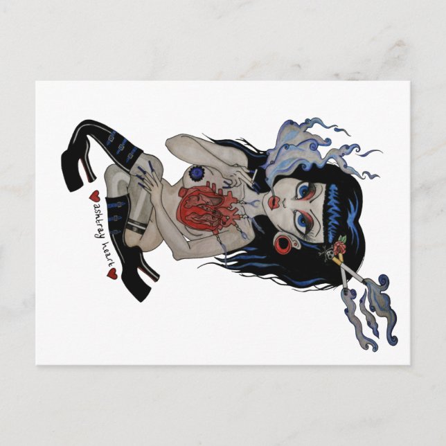 CARTE POSTALE COEUR ASHTRAY (Devant)