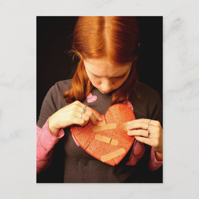 Carte Postale Coeur blessé (Devant)