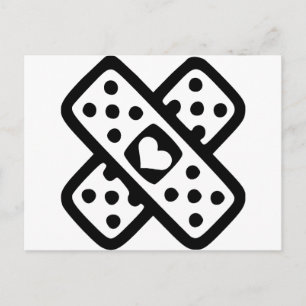 Carte Postale Coeur brisé - Amour