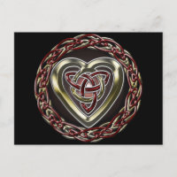 Carte postale Coeur celtique