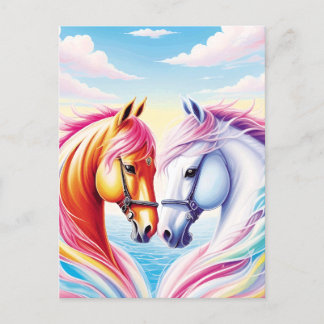 Carte Postale Coeur de cheval