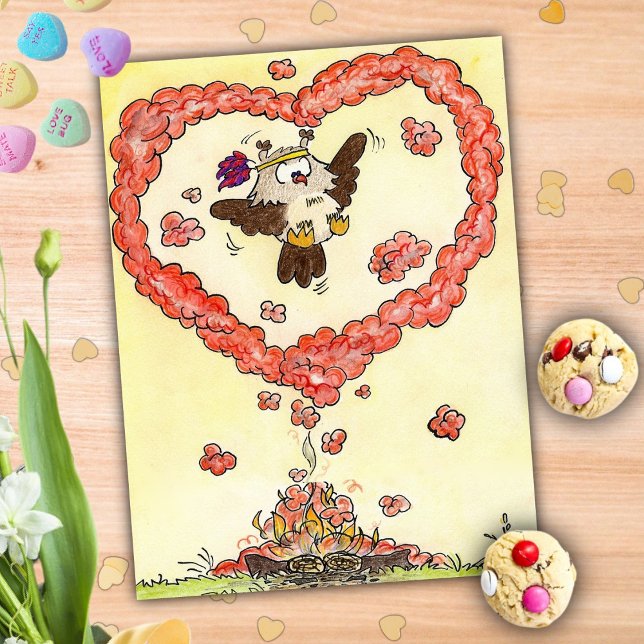 Carte postale COEUR DE FUMÉE par Nicole Janes (Créateur téléchargé)