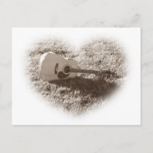 Coeur de guitare acoustique