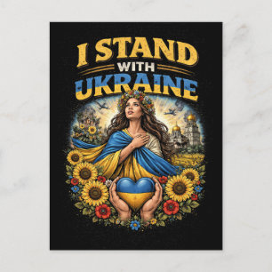 Carte Postale Cœur de l'Ukraine