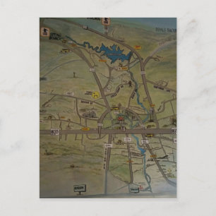 Carte Postale Coeur des nouveaux Braunfels, Texas