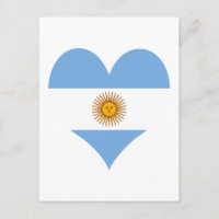 Coeur du drapeau argentin