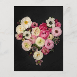 Carte Postale Coeur florissant