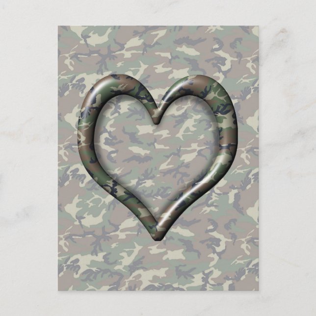 Carte Postale Coeur forestier des bois de cauflage sur Ca (Devant)