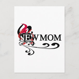Carte Postale Coeur gothique Nouveau maman Tshirts et cadeaux