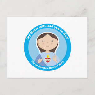 Carte Postale Coeur immaculé de Marie