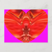 Coeur papillon - Glamour rouge