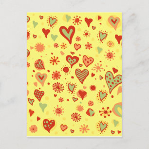 Carte Postale Coeur peuplé