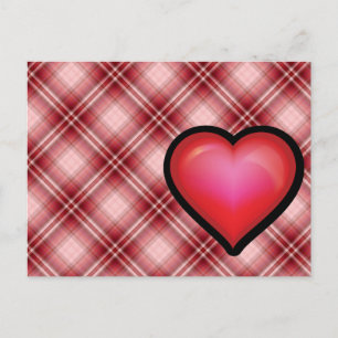 Carte Postale Coeur rouge