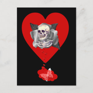 Carte Postale Coeur saignant