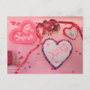 Carte Postale Coeur Sucre Cookies par Gourmet Traitements par Ca