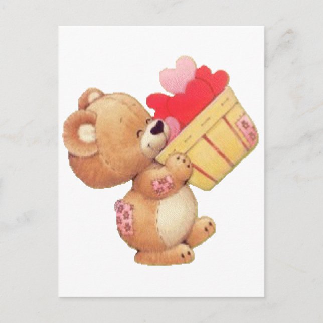 Carte Postale Coeurs (Devant)