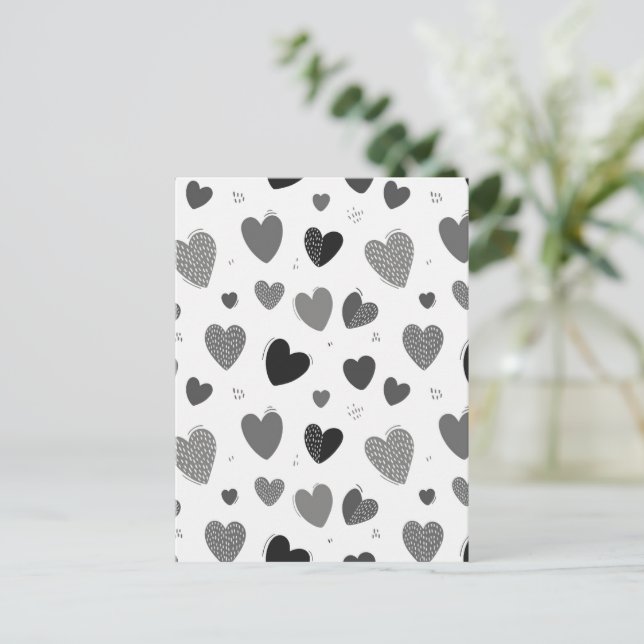 Carte Postale Coeurs 1 (Debout devant)