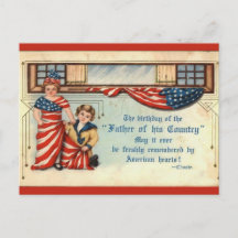 Cœurs américains vintage du quatre juillet