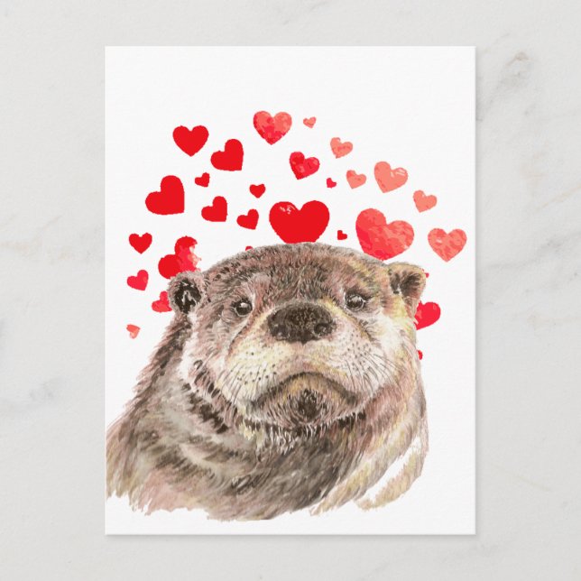 Carte Postale Coeurs Boutter Envoie Tout Mon Amour (Devant)
