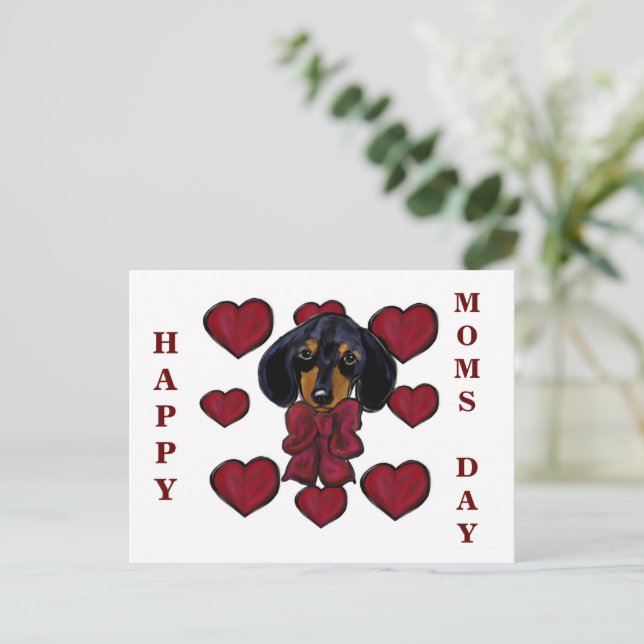 Carte Postale Cœurs de Doxie (Debout devant)