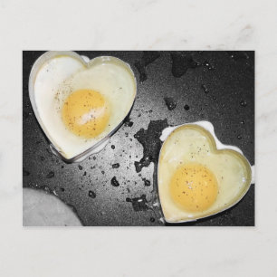 Carte Postale Coeurs d'oeufs