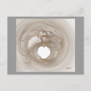 Carte Postale Coeurs d'or