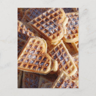 Carte Postale Coeurs gaufres