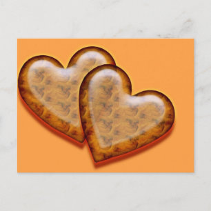 Carte Postale Coeurs superposés