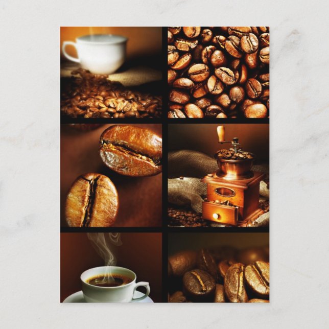 Carte Postale Coffee Collage 2 (Devant)