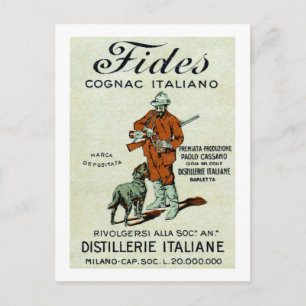 Carte Postale Cognac italien 1905