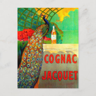 Carte Postale Cognac Jacquet Affiche publicitaire Vintage